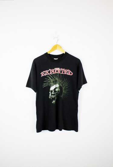 Band Tees × Vintage Vintage The Exploited Fight B… - image 1