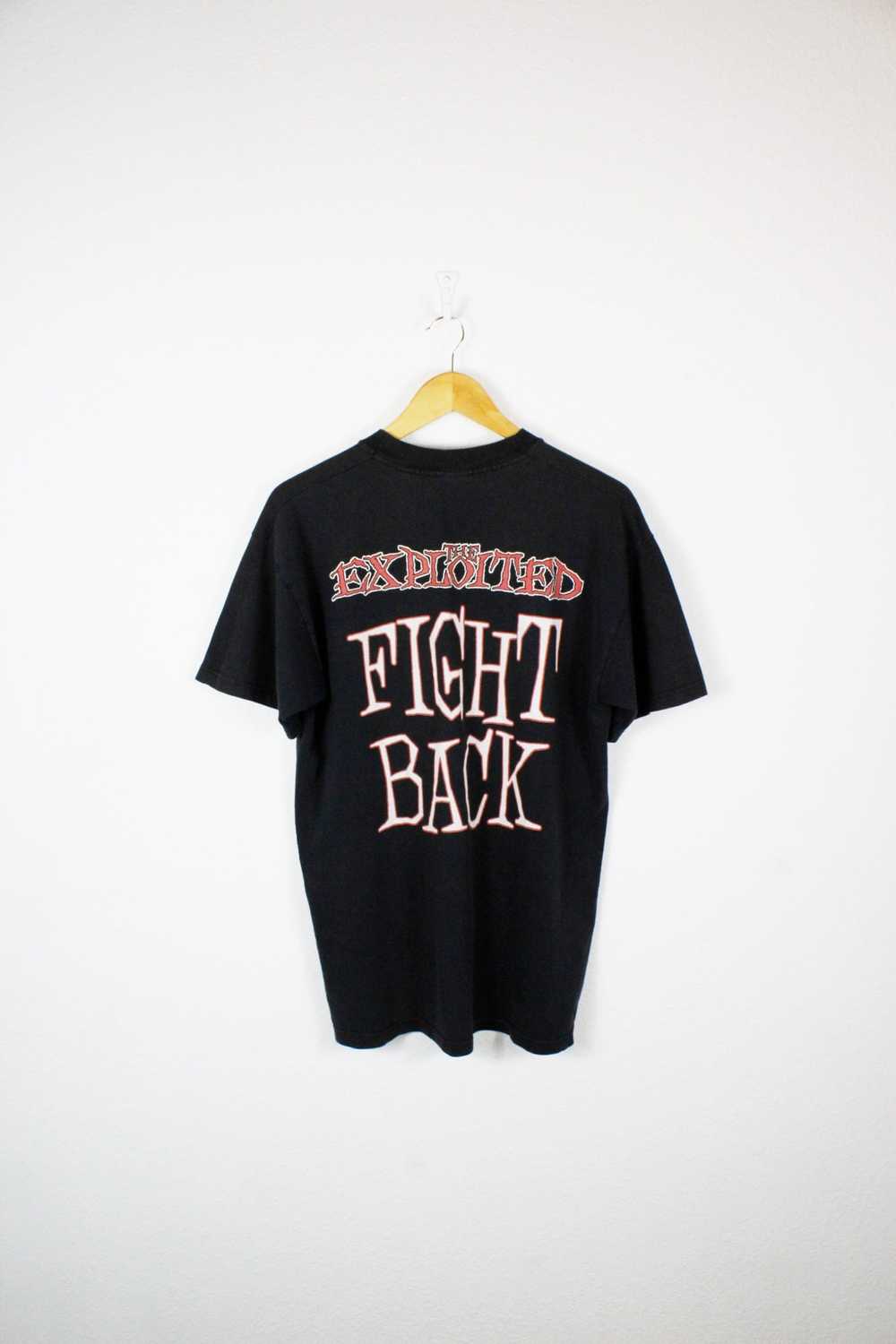 Band Tees × Vintage Vintage The Exploited Fight B… - image 4