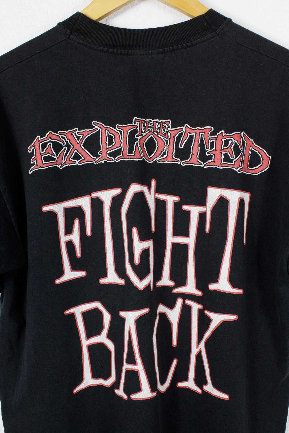 Band Tees × Vintage Vintage The Exploited Fight B… - image 5