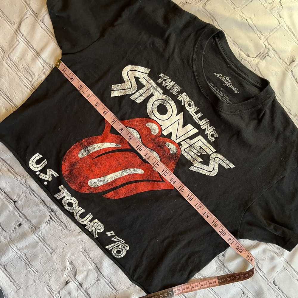 Streetwear The Rolling Stones Concert Repro Tshir… - image 3