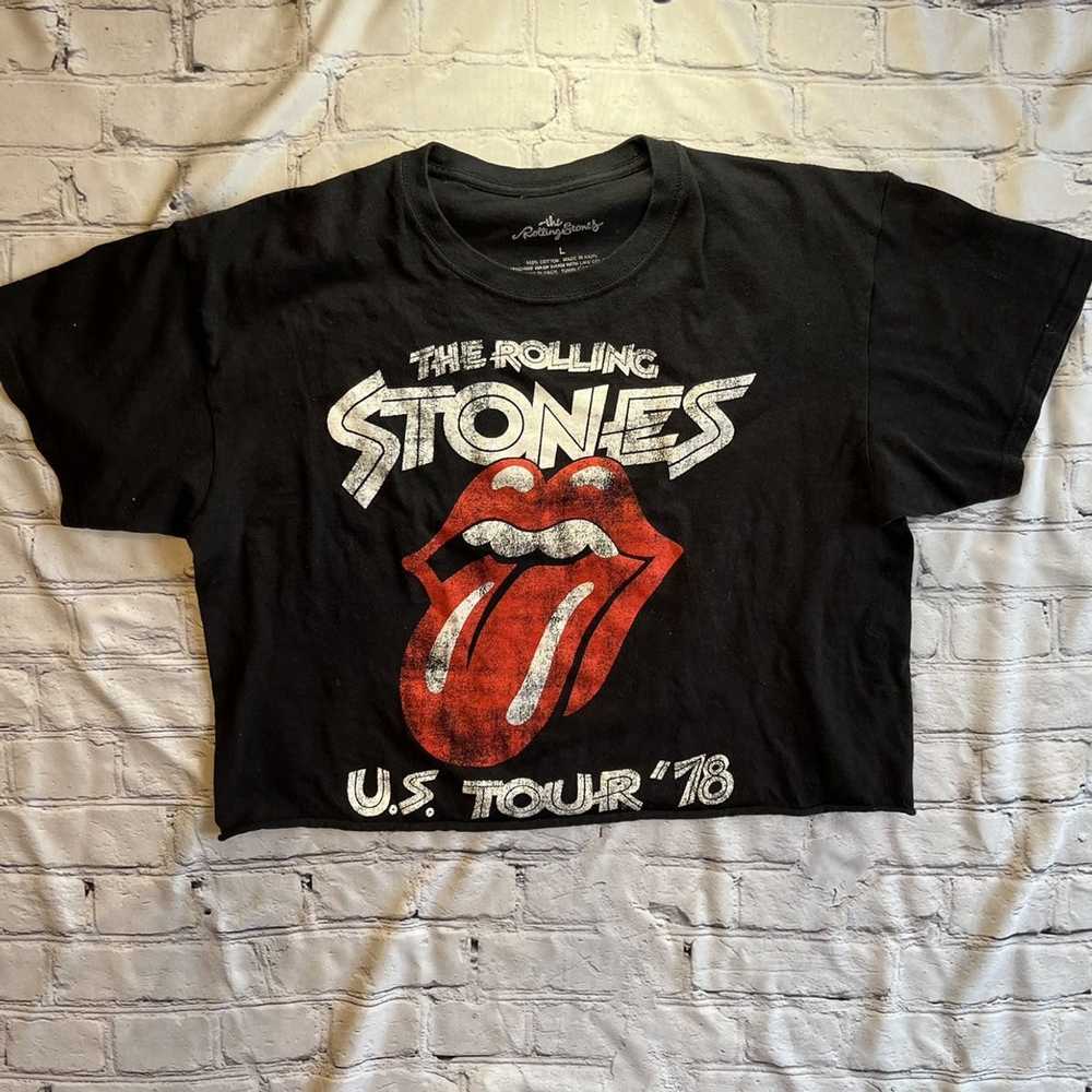 Streetwear The Rolling Stones Concert Repro Tshir… - image 4