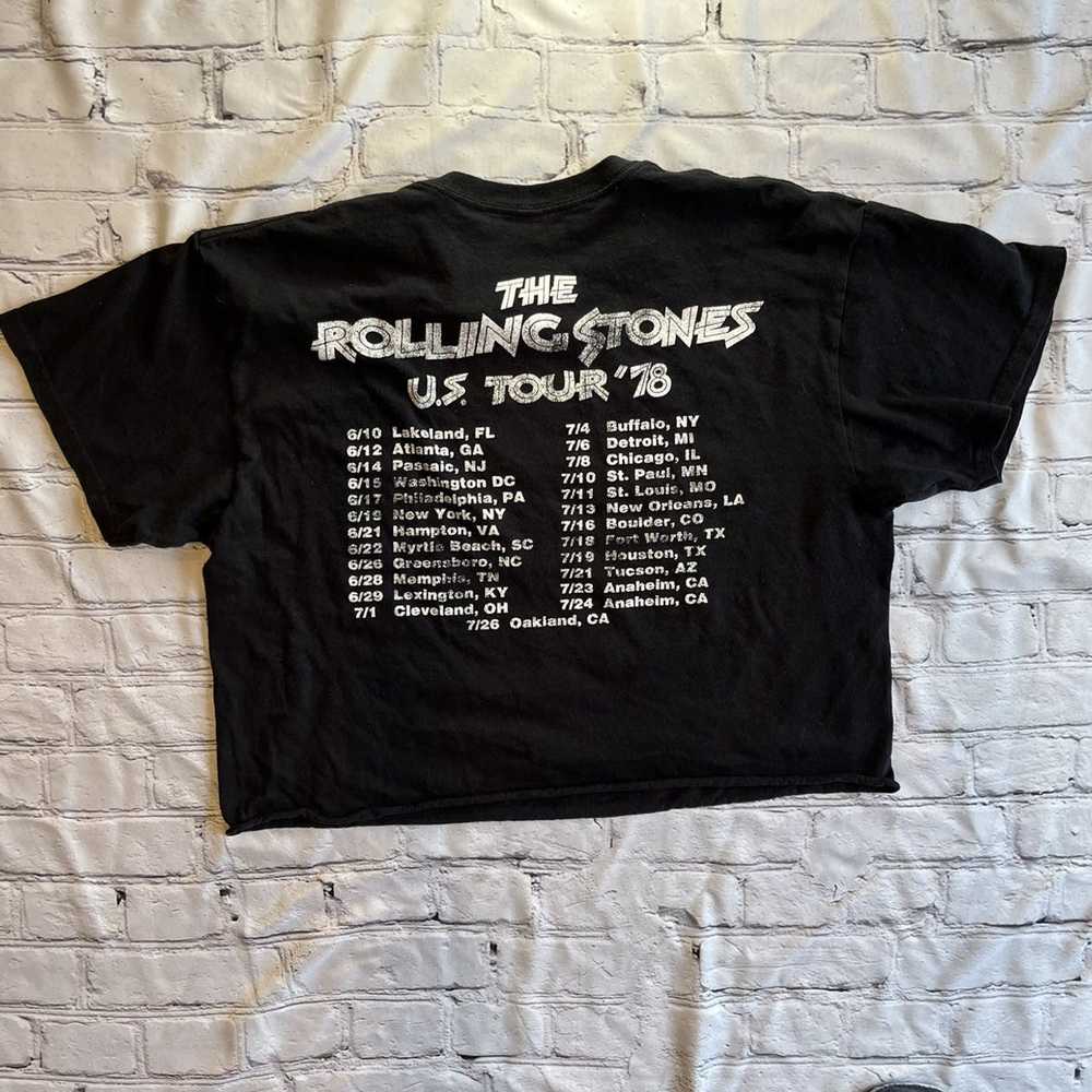 Streetwear The Rolling Stones Concert Repro Tshir… - image 6