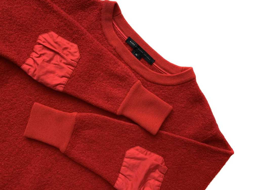 Marc Jacobs Marc Jacobs red wool crewneck sweater - image 3