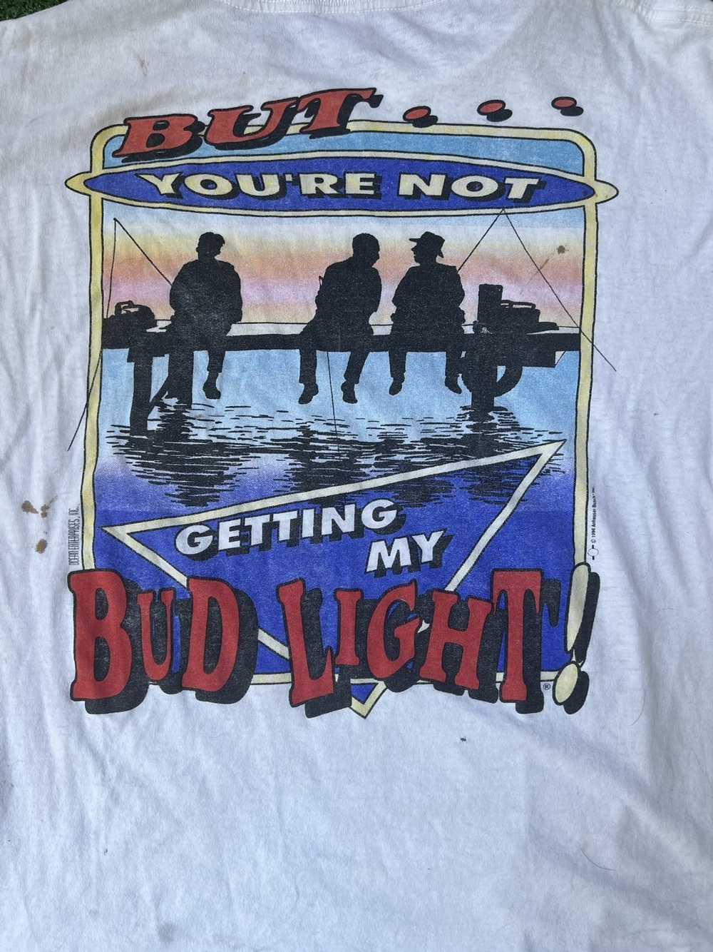 Band Tees × Rap Tees × Vintage 1996 Bud light Rap… - image 4