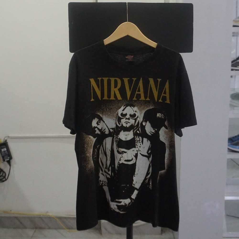 Band Tees × Nirvana × Vintage Bootleg nirvana - image 1