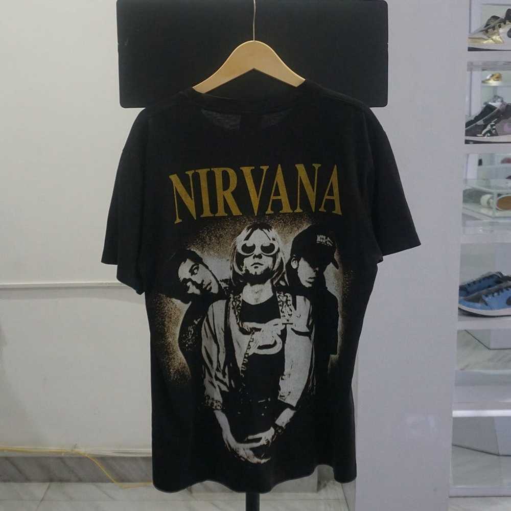 Band Tees × Nirvana × Vintage Bootleg nirvana - image 2