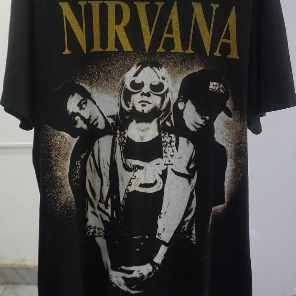 Band Tees × Nirvana × Vintage Bootleg nirvana - image 3