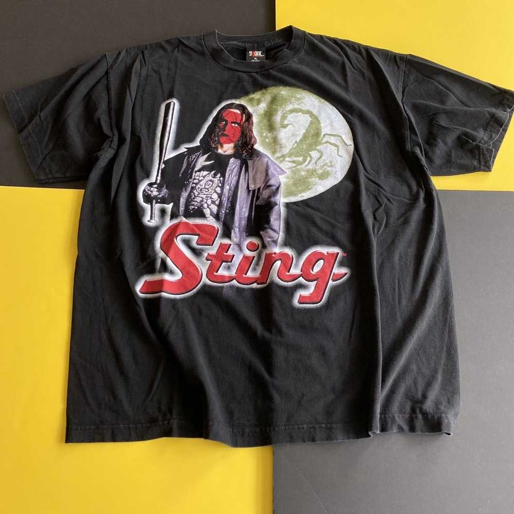 Wcw/Nwo Vintage wcw sting shirt wrestling shirt 9… - image 1
