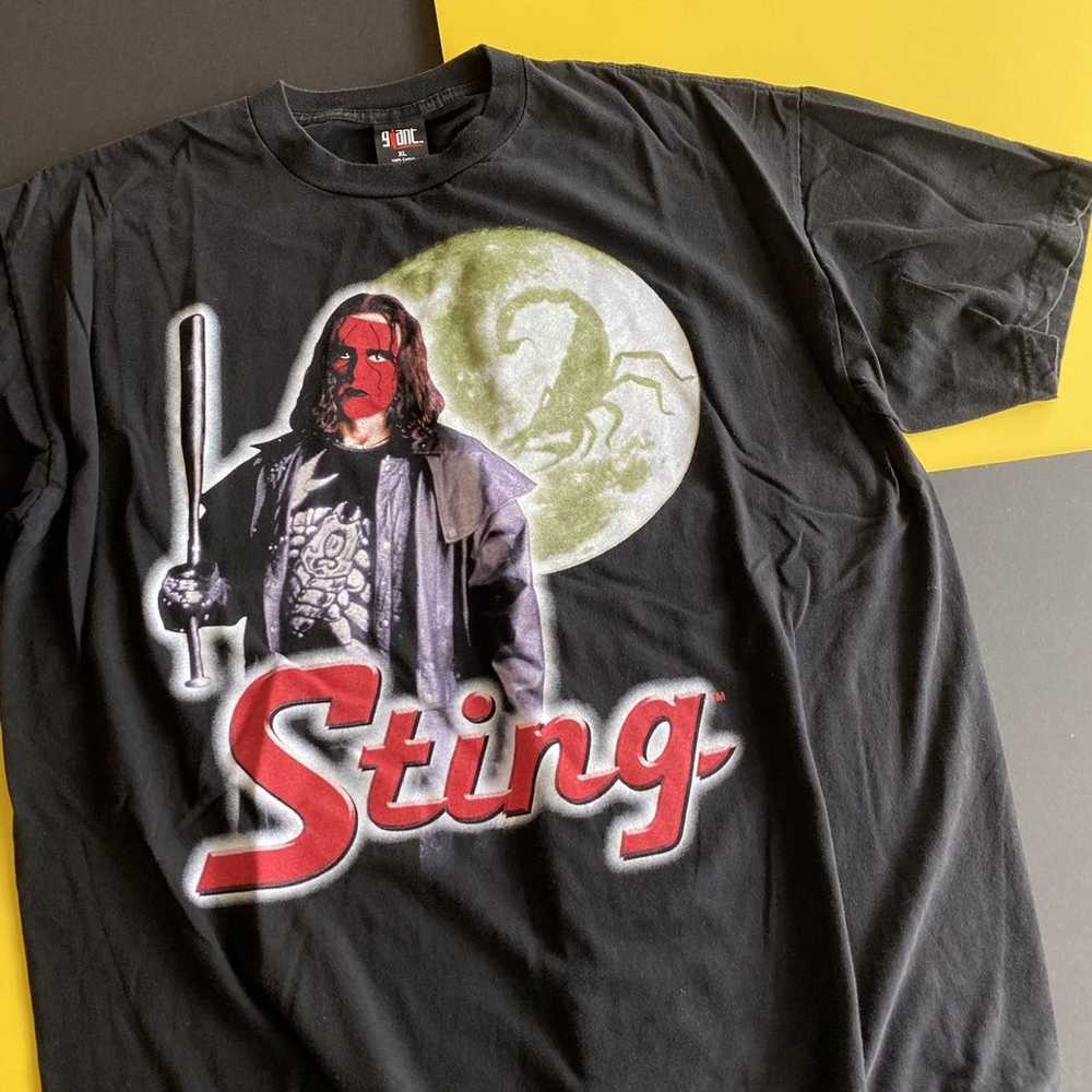 Wcw/Nwo Vintage wcw sting shirt wrestling shirt 9… - image 3