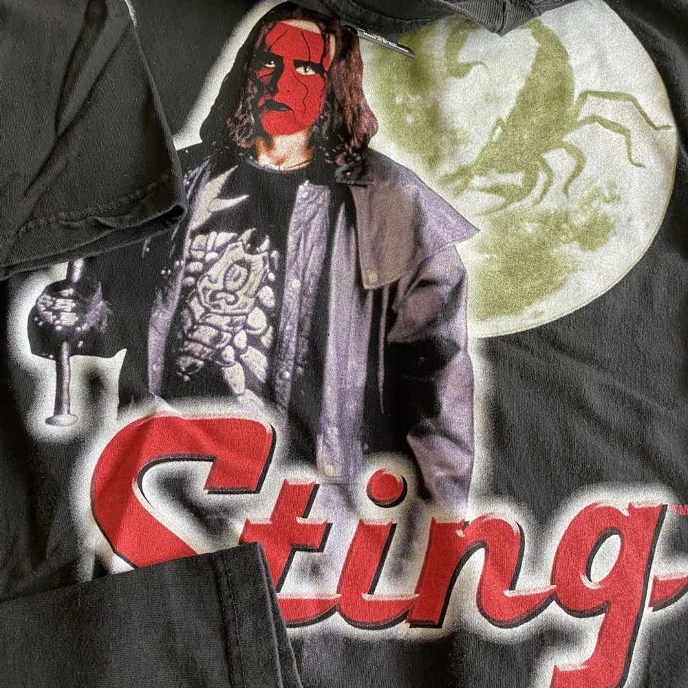 Wcw/Nwo Vintage wcw sting shirt wrestling shirt 9… - image 5