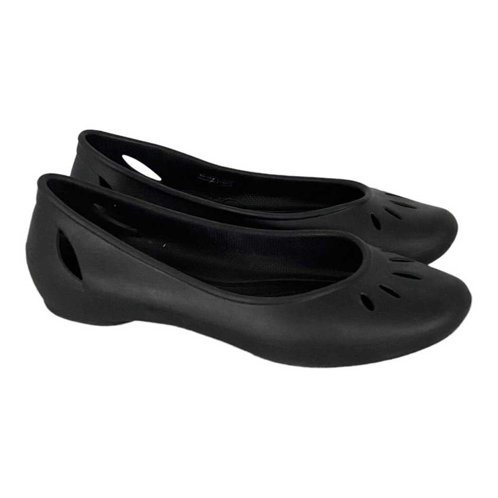 Crocs Crocs Black Kelli Ballet Flats Black Slip O… - image 2