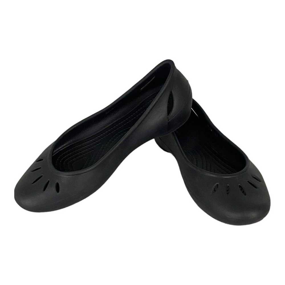 Crocs Crocs Black Kelli Ballet Flats Black Slip O… - image 3