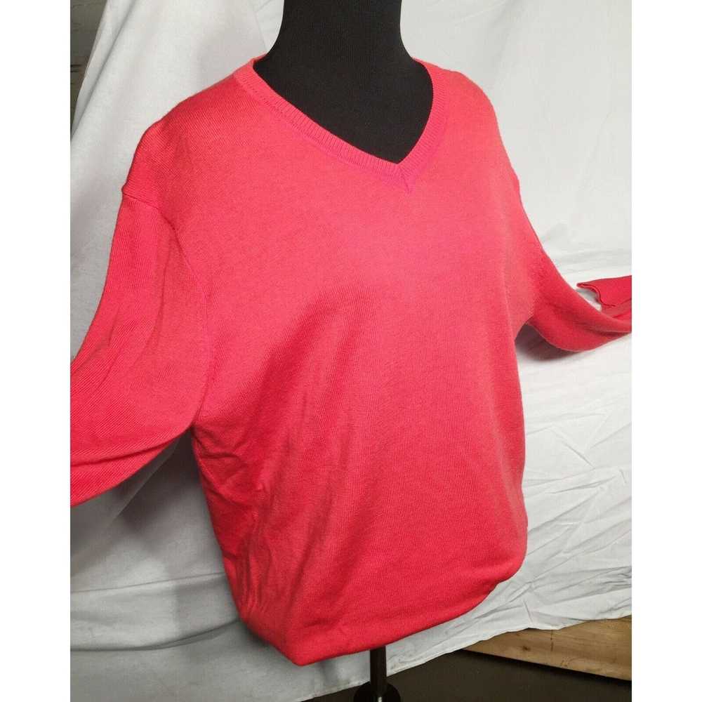 Other LIZ CLAIBORNE Women's Coral Pink MERINO WOO… - image 2