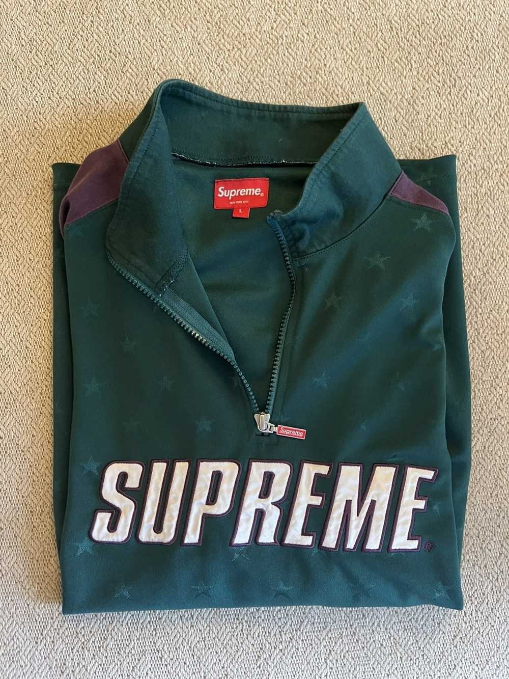 Supreme Supreme Half-Zip Sweater Jacket - image 3