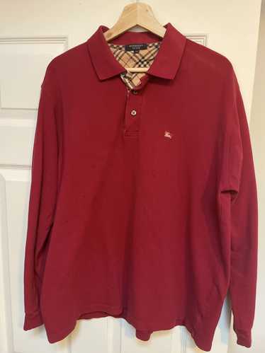 Burberry × Vintage Long sleeve Polo Shirt