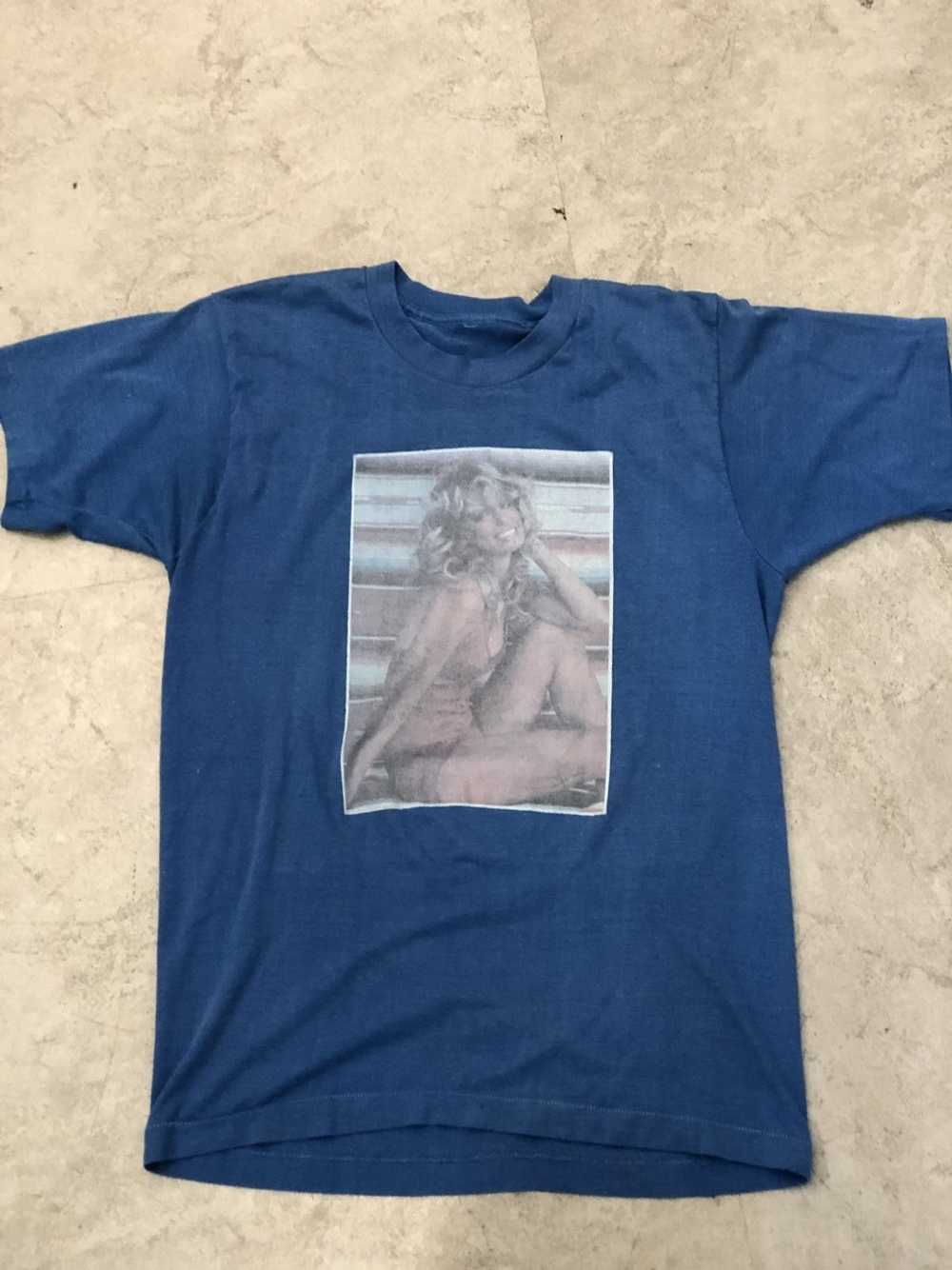 Spruce × Vintage Farrah Fawcett 1976 Vintage Tee Sing… Gem
