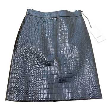 Gucci Leather mid-length skirt - image 1