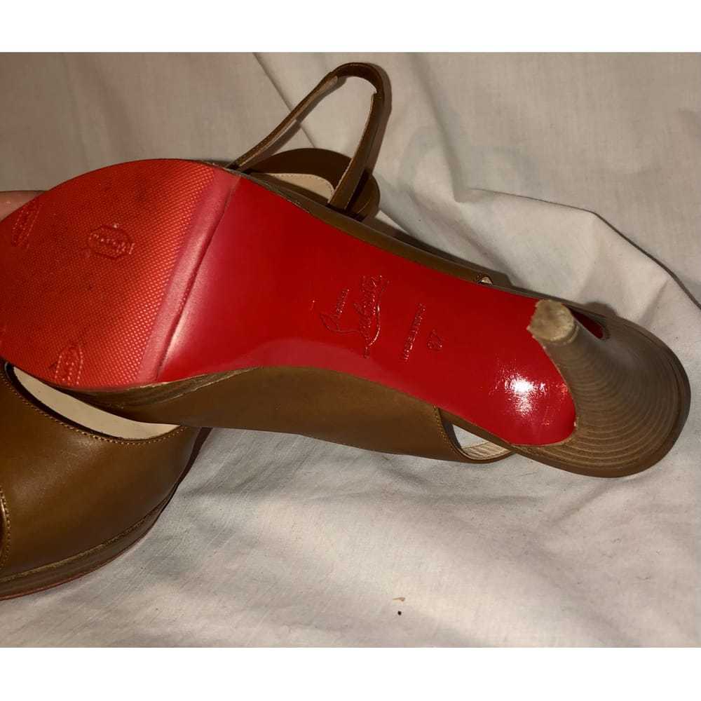 Christian Louboutin Leather mid heel - image 4