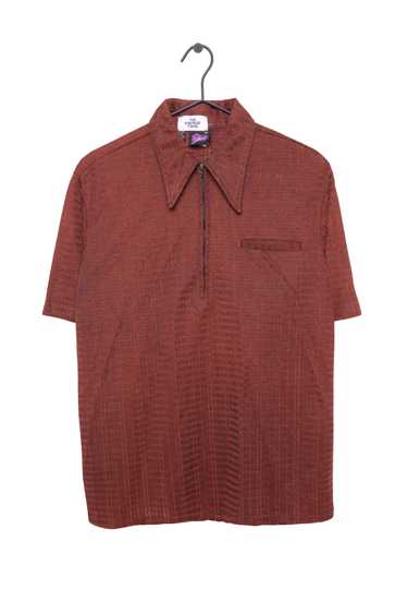 Textured Rust Polo - image 1