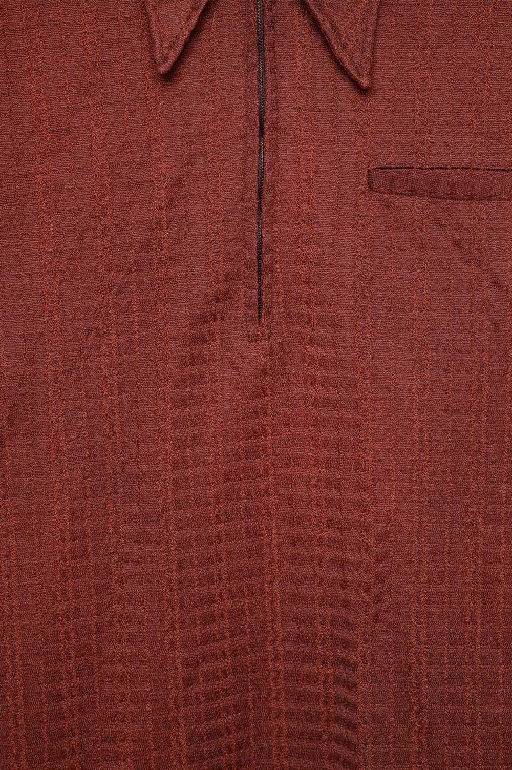 Textured Rust Polo - image 2