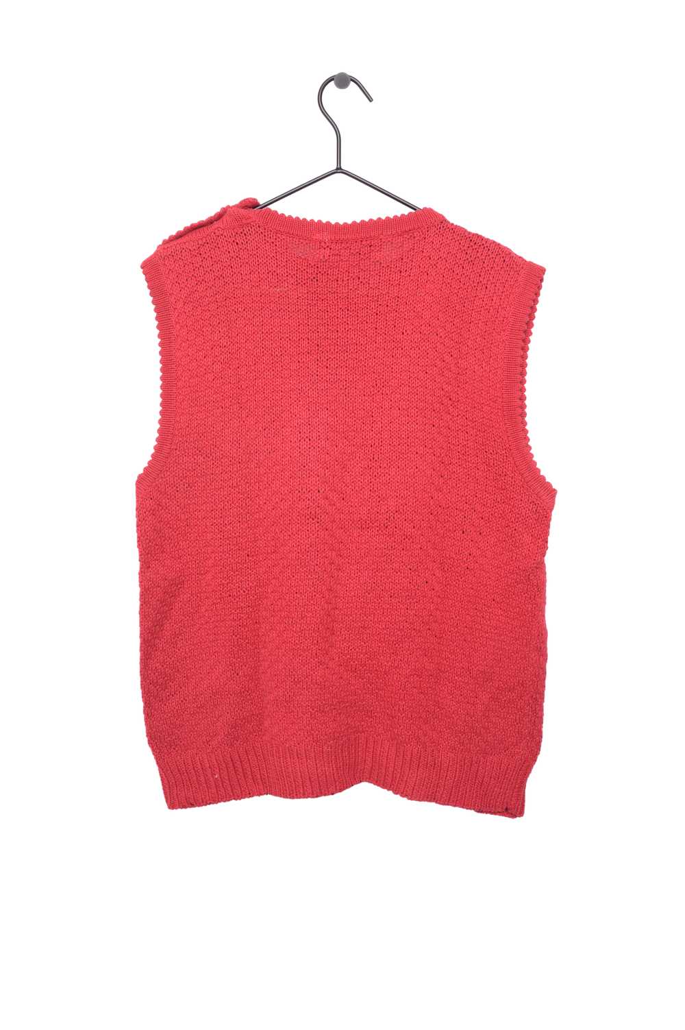 Crests Red Sweater Vest - image 3