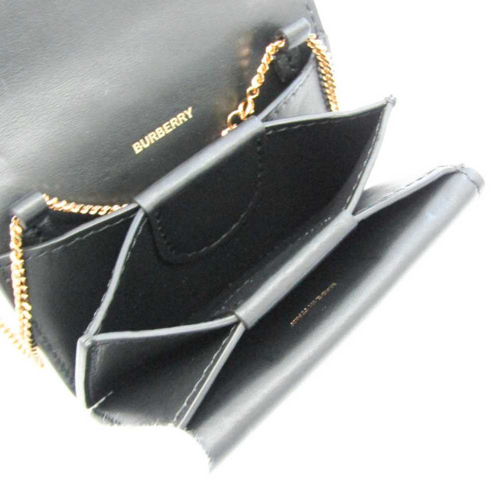 Burberry Burberry Chain Coin Case 8011333 Leather… - image 3