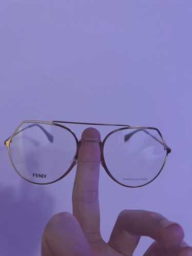 Fendi Pink and Gold Fendi Glasses - image 1