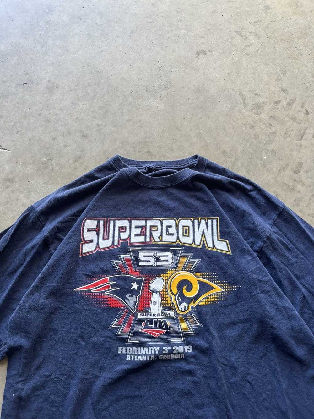 NFL × Vintage Y2K NFL Super Bowl 53 Long Sleeve T… - image 4
