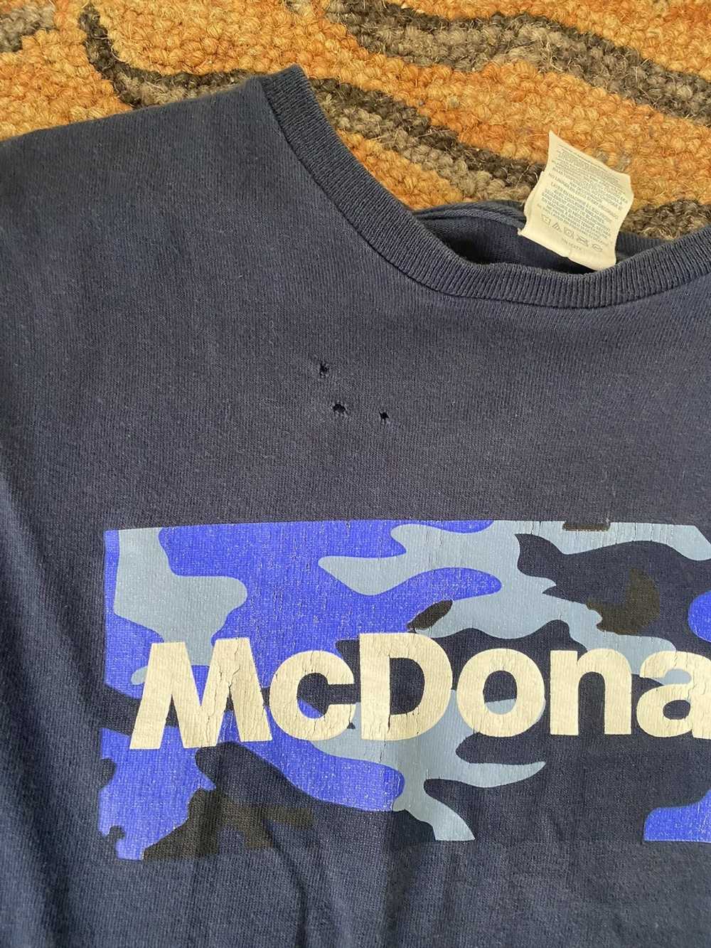 Vintage Blue delta mcdonalds shirt - image 2