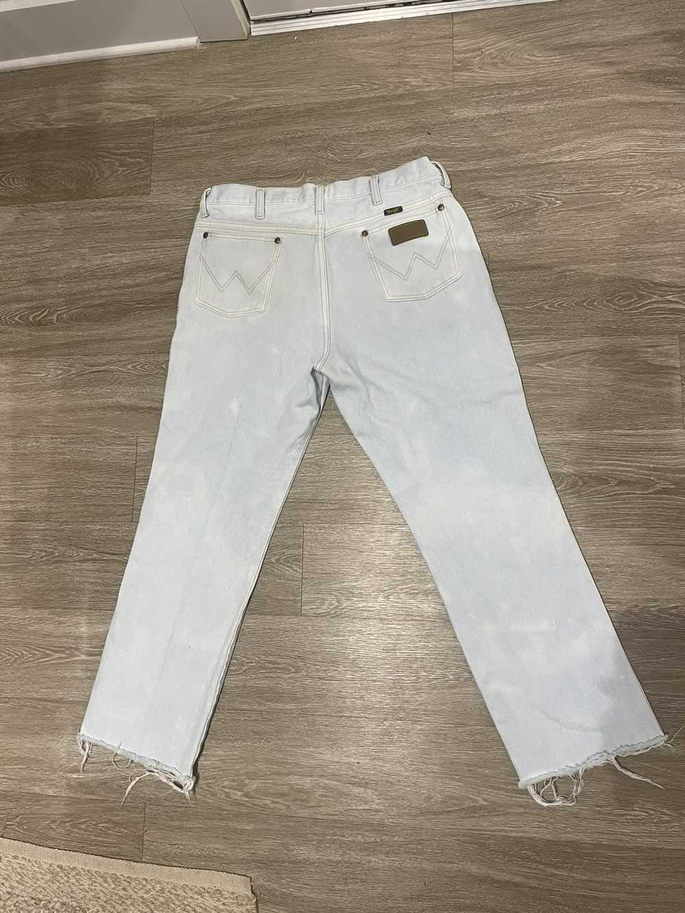 Wrangler Slim Cowboy Cut Bleached Wrangler - image 2