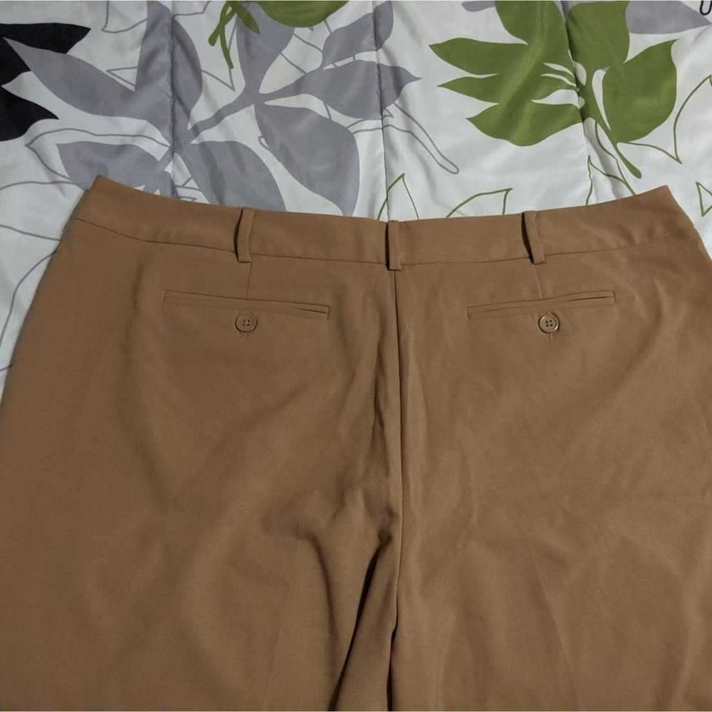 George Wide Leg Khaki Dress Pants Size 18 - image 3