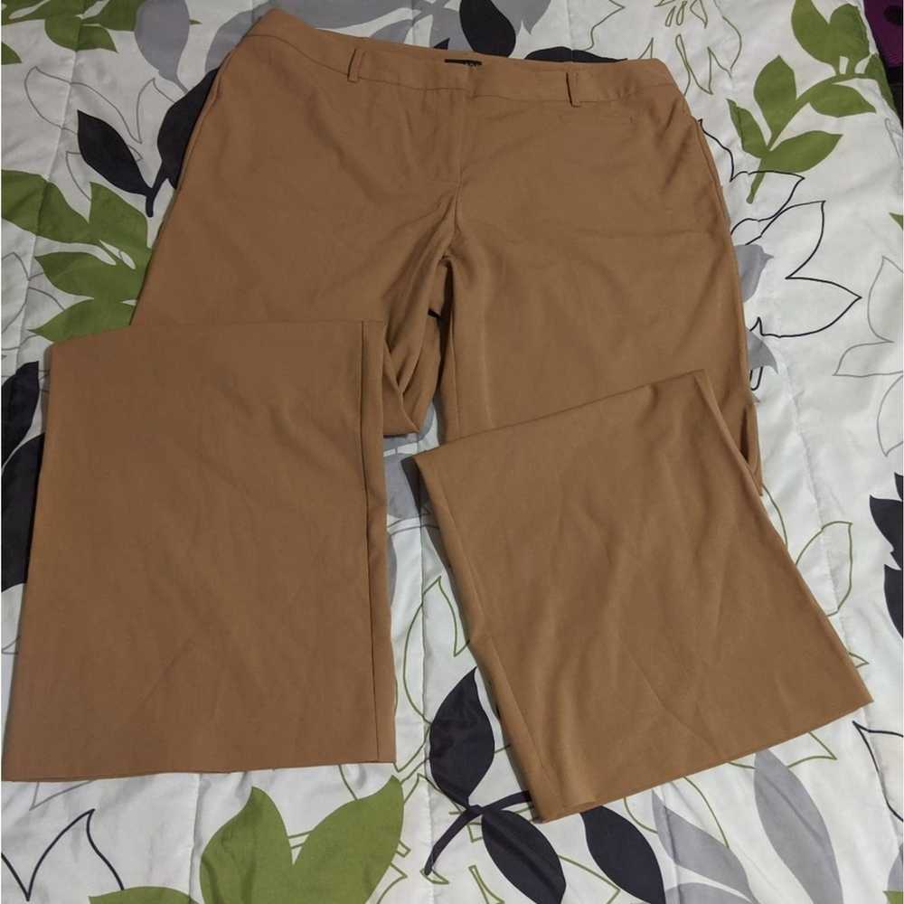 George Wide Leg Khaki Dress Pants Size 18 - image 5