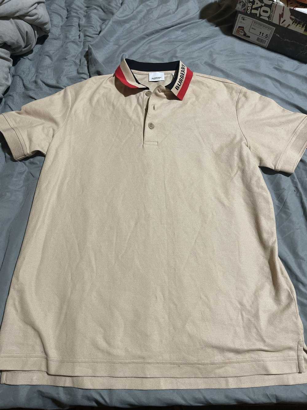 Burberry Burberry Edney Logo-Collar Polo Shirt - image 1