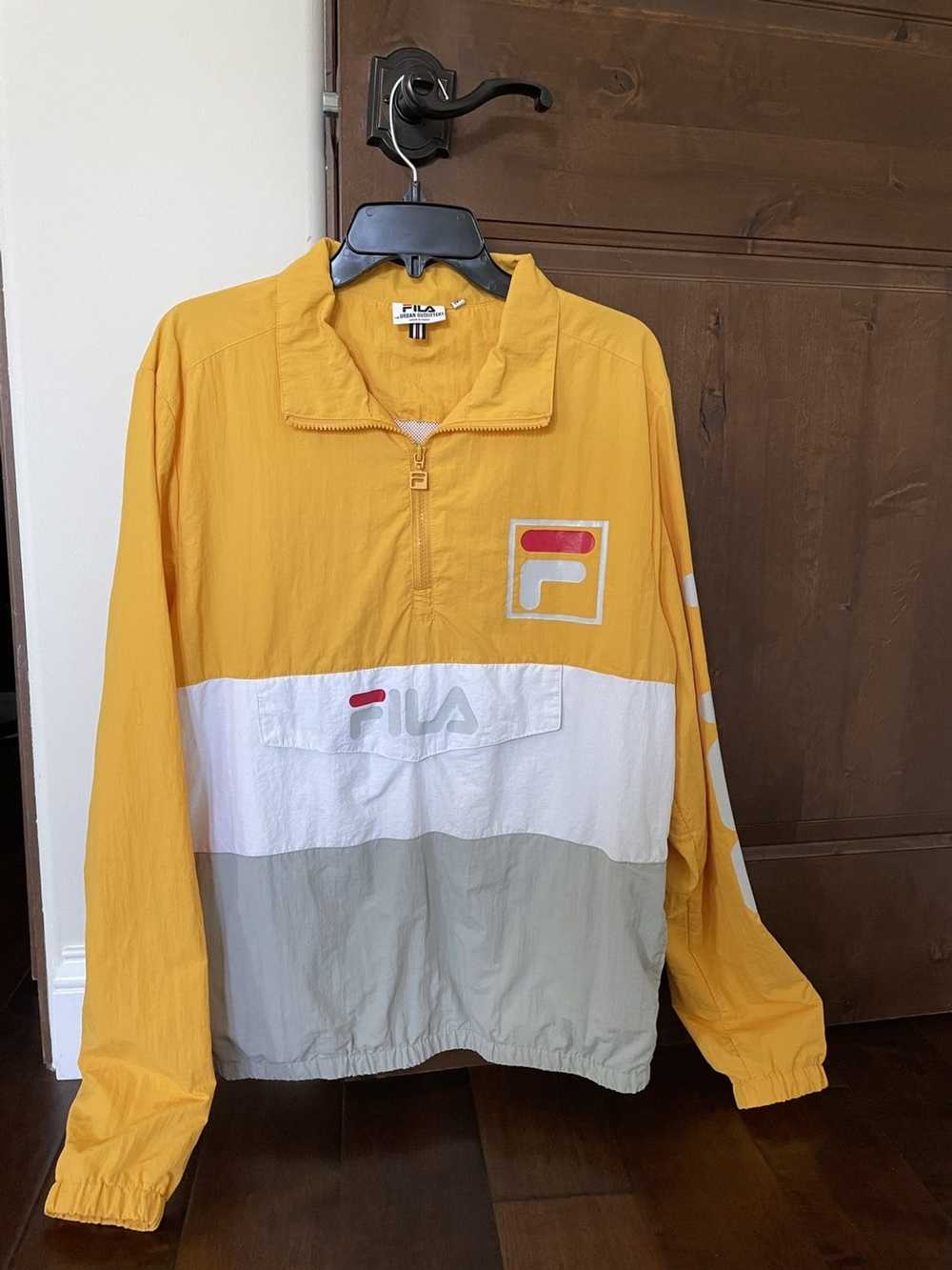 Fila × Streetwear Fila windbreaker quarterzip nyl… - image 1