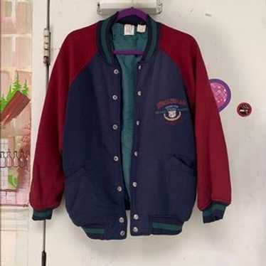ジャケット・アウター 1990s old gap varsity cotton jacket Vintage Gap Varsity Classic Oversized Full Zip Hooded Jacket