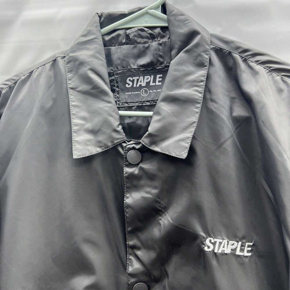 Staple Men's Staple Pigeon Gray Windbreaker Rain … - image 3