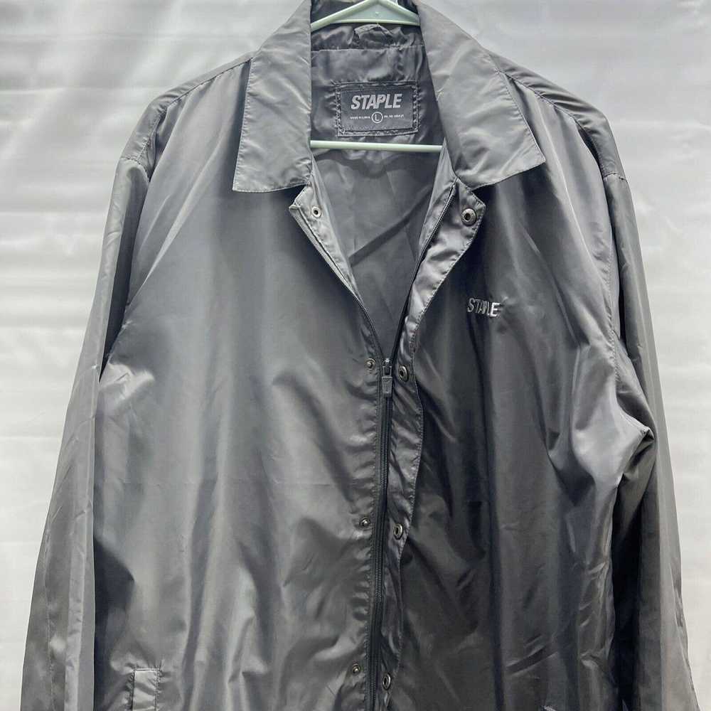 Staple Men's Staple Pigeon Gray Windbreaker Rain … - image 5