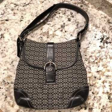 バッグ 1971 Coach Soho Hobo Signature handbag 1971 Coach Soho Hobo Signature handbag - メルカリ