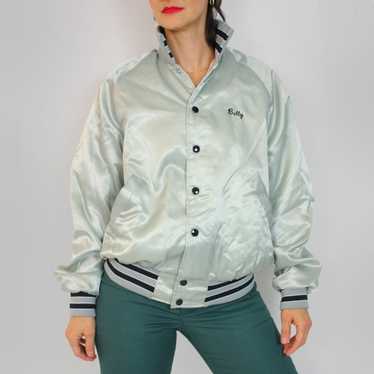 Vintage Vintage Satin Bomber Jacket - image 1