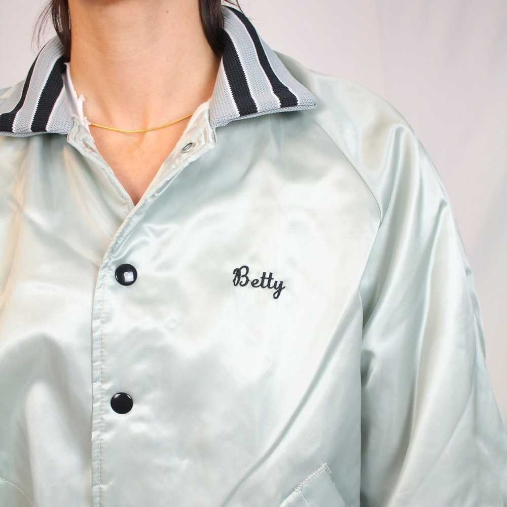 Vintage Vintage Satin Bomber Jacket - image 4