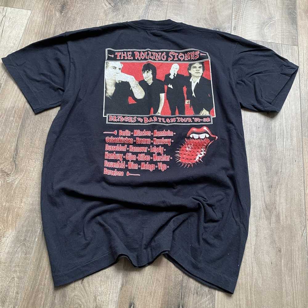 Band Tees × Rock T Shirt × The Rolling Stones Rol… - image 4