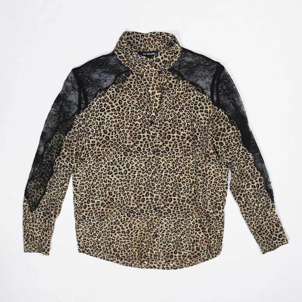 The Kooples The Kooples Cheetah Animal Silk Chiff… - image 1