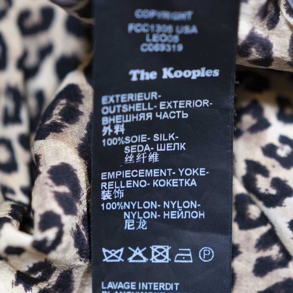 The Kooples The Kooples Cheetah Animal Silk Chiff… - image 3