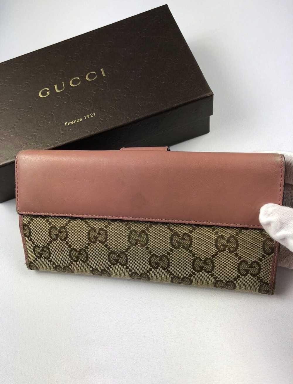 Gucci Gucci gg monogram canvas long wallet - image 3