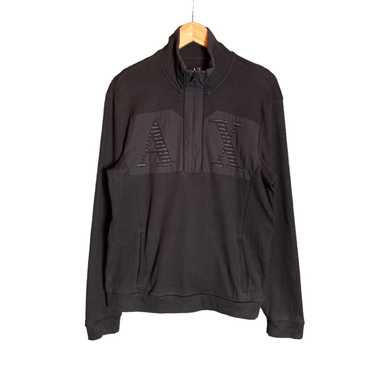 Armani Exchange Armani Exchange Half Zip Embroide… - image 1