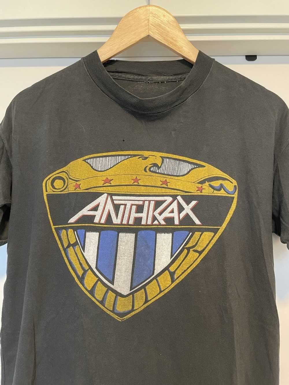 Vintage 1987 Anthrax Tour shirt Anthrax vintage t… - image 2