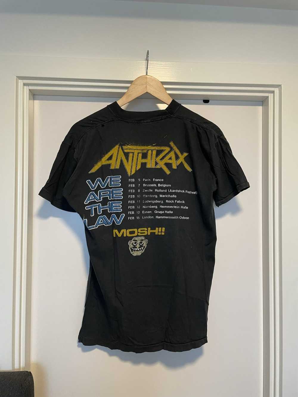 Vintage 1987 Anthrax Tour shirt Anthrax vintage t… - image 3