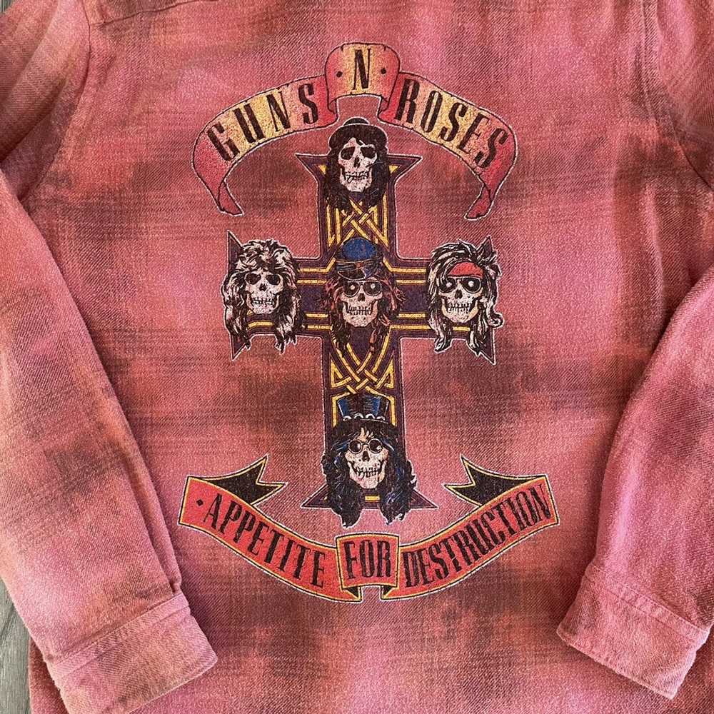 Guns N Roses Guns N Roses Vintage style Flannel - image 4