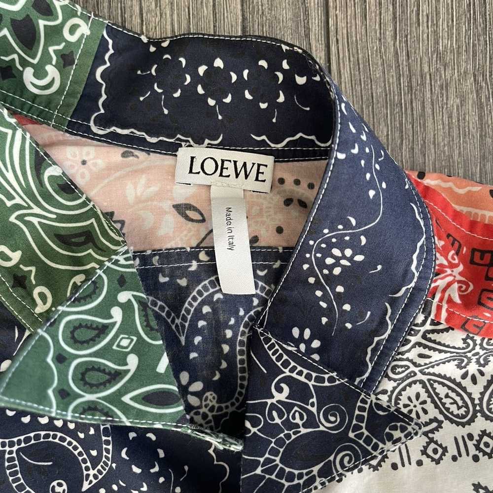 Loewe LOEWE Asymmetrical Bandana Patchwork Shirt - image 3