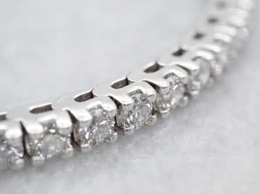 Diamond Encrusted Tennis Bracelet - image 1